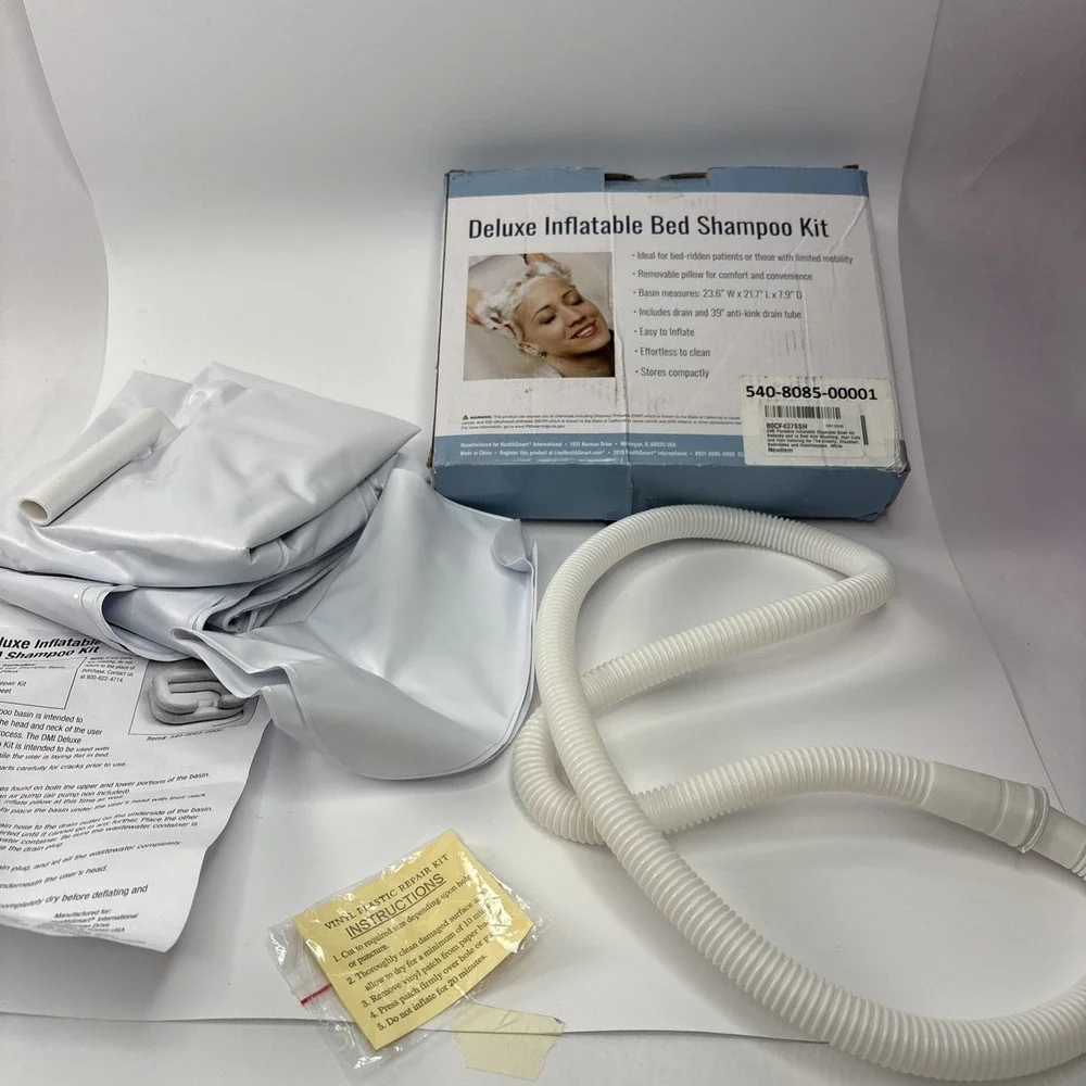 Deluxe Inflatable Bed Shampoo Kit‎ Open Box